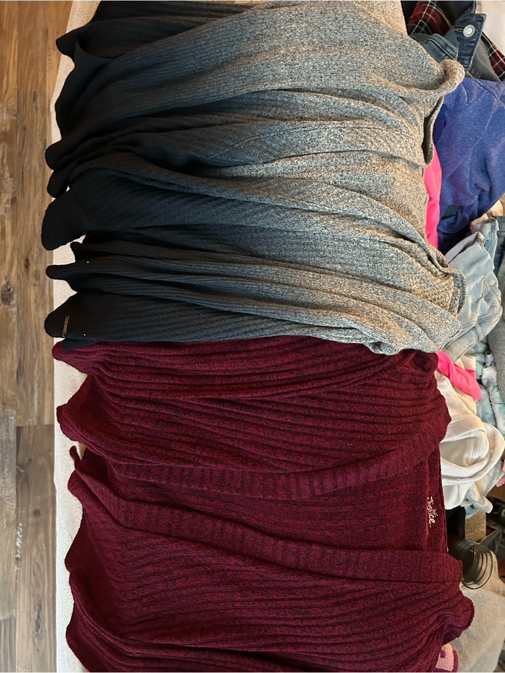 2 girls cardigan sweaters